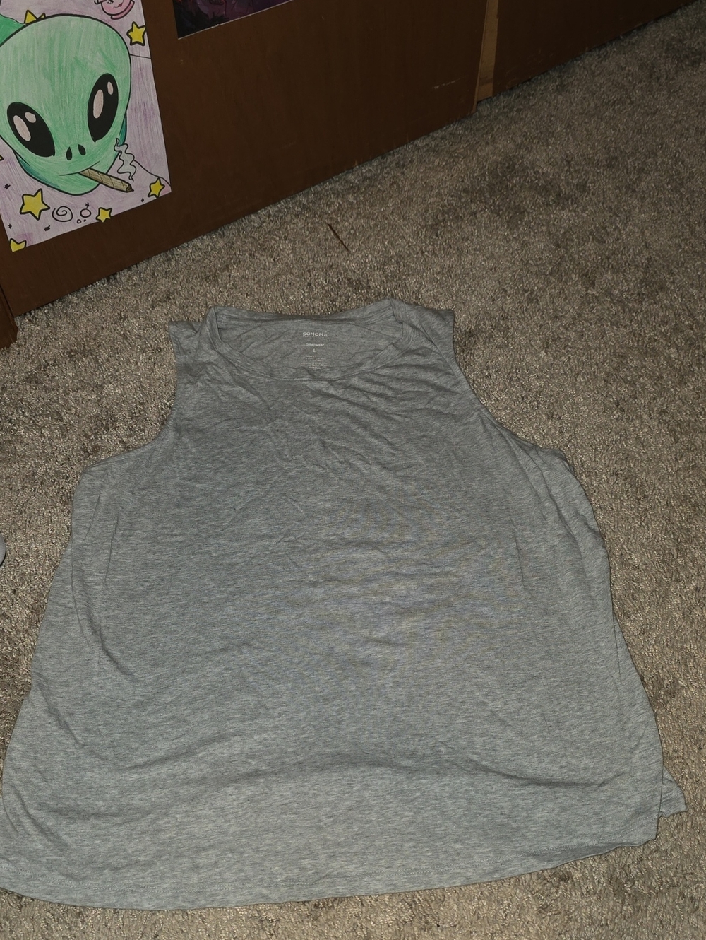 Sonoma Womens Sleep Tank Top